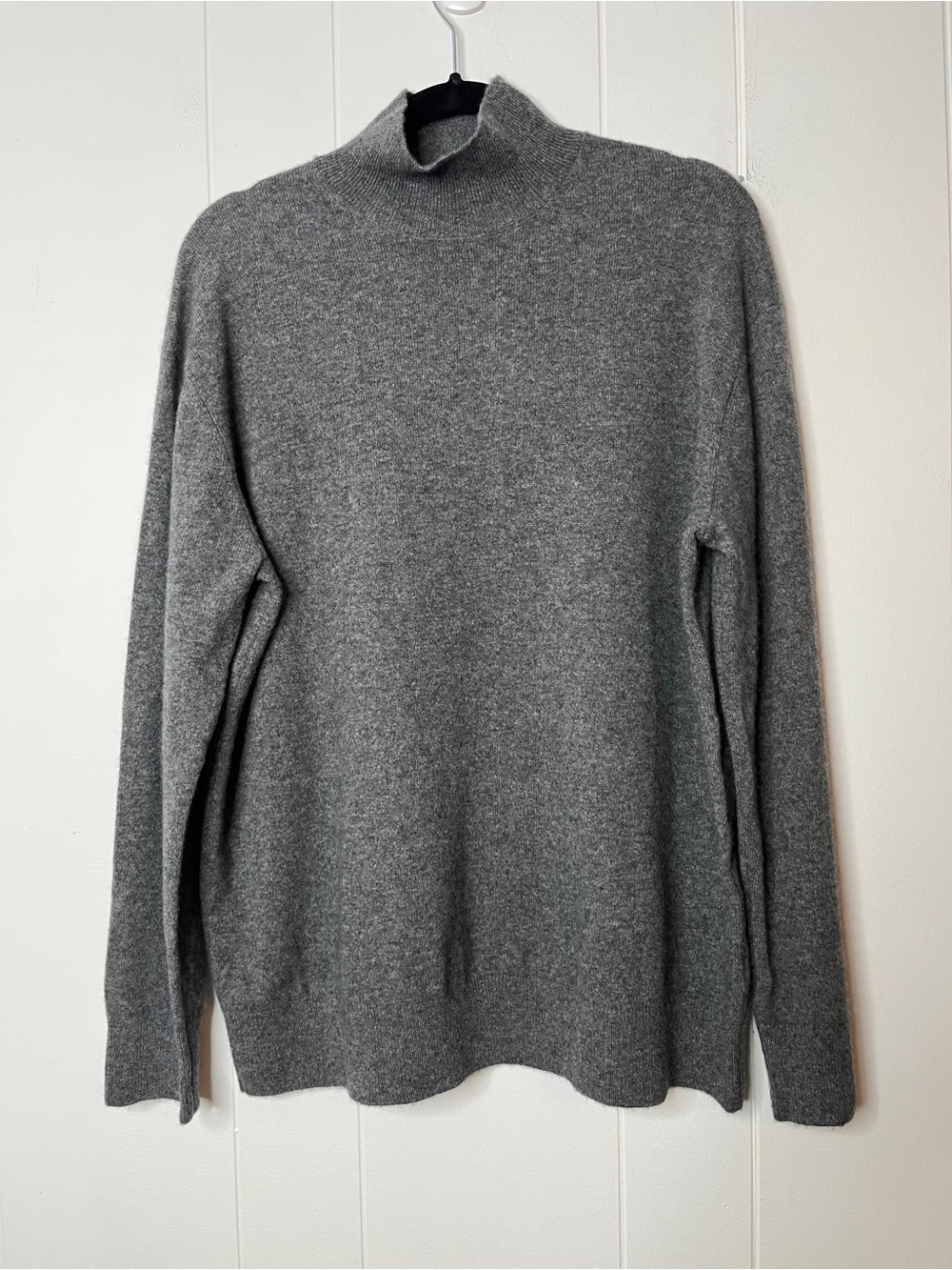 Vince Cashmere Charcoal Grey Turtleneck Sweater Women's L